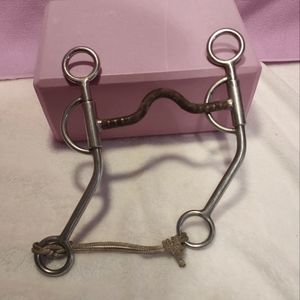 5" sweet iron reining bit